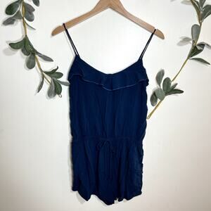 Kaitlyn Blue Tank Romper LAST CALL